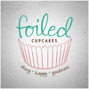 foiled cupcakes